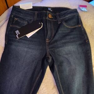 1822 Denim Women's Dark Blue Skinny Capris